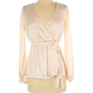 Gorgeous June & Hudson Wrap Long Slv Blouse XS
